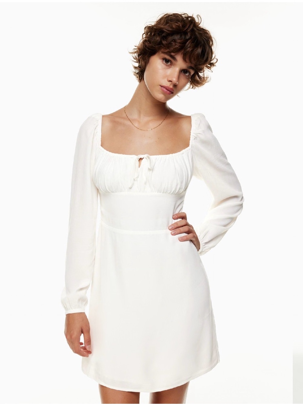 Aritzia Sunday Best Delilah Dress- Birch While